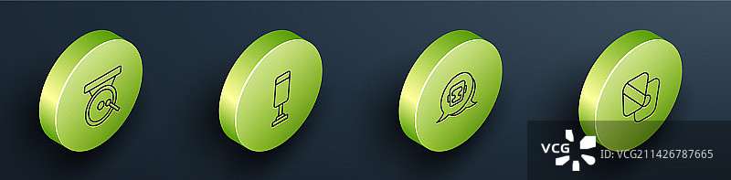 2.5D线条拳击锣拳击袋图片素材