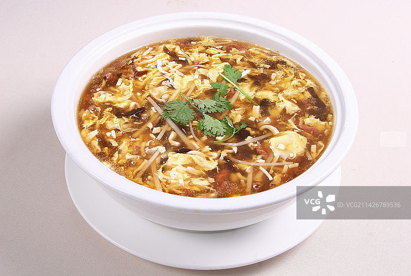 酸辣鸡蛋汤图片素材