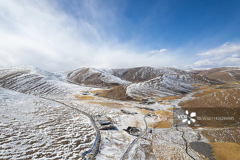 四川省甘孜藏族自治州雅江县 盘山公路自驾游图片素材