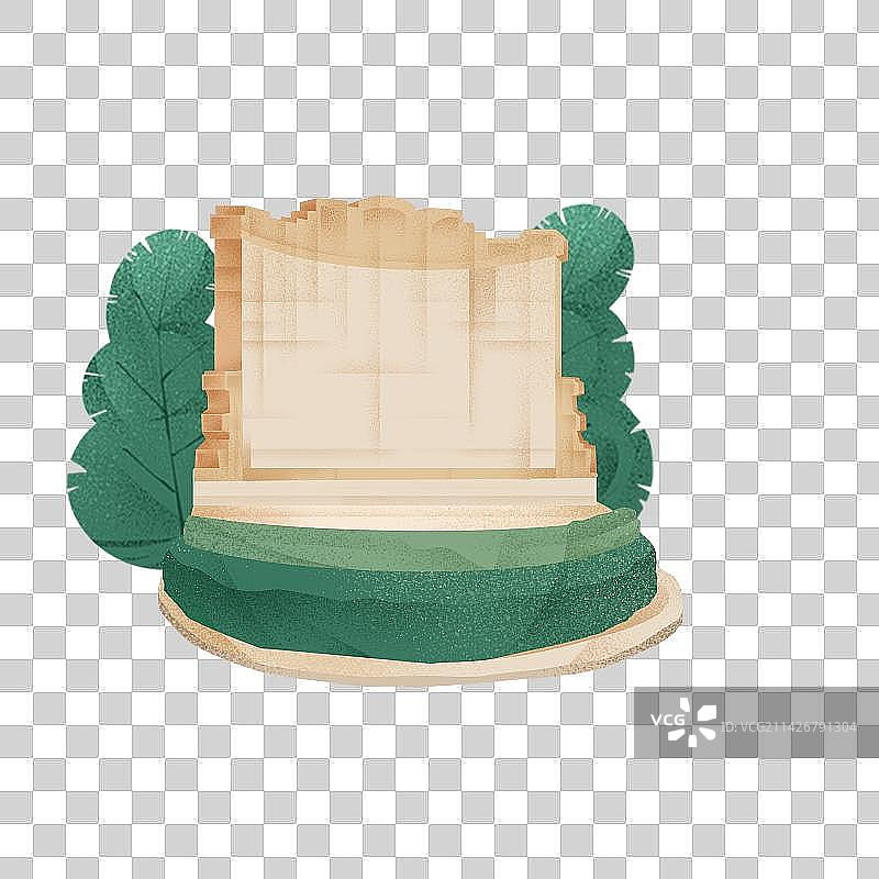 南京音乐台建筑元素图片素材