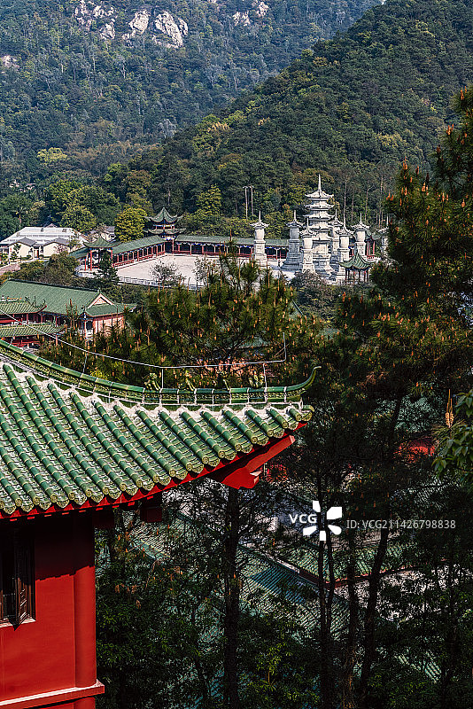 广东肇庆四会六祖寺六祖八塔图片素材