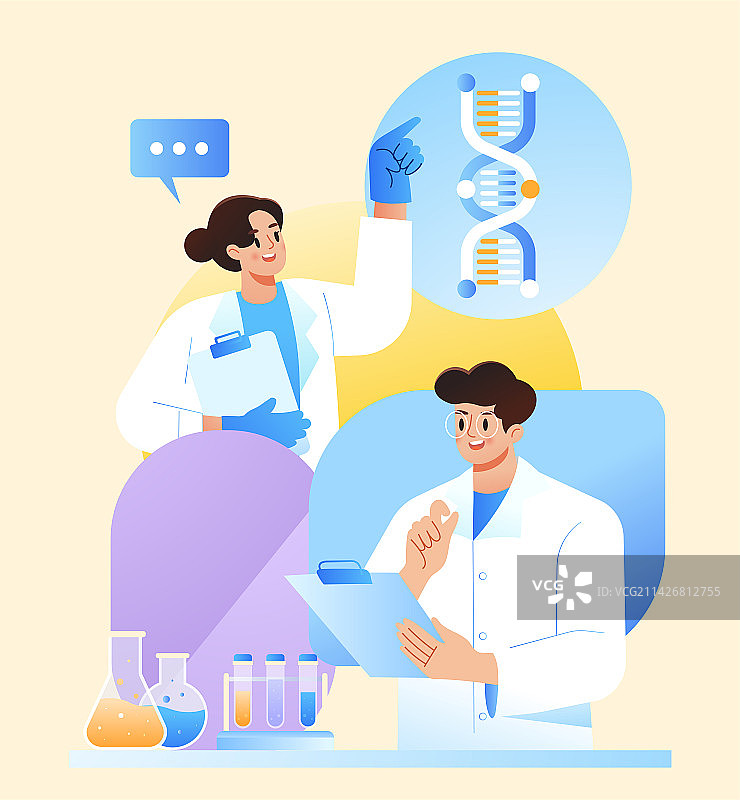 科研实验人员图片素材