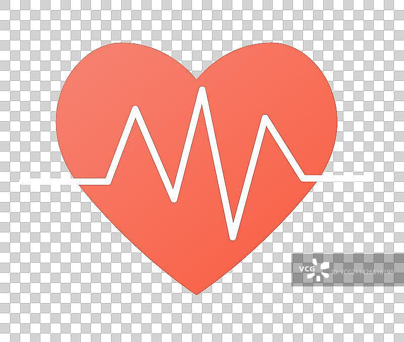 心电图图标图片素材