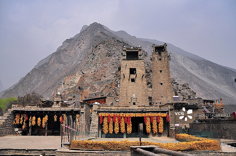 桃坪羌寨图片素材