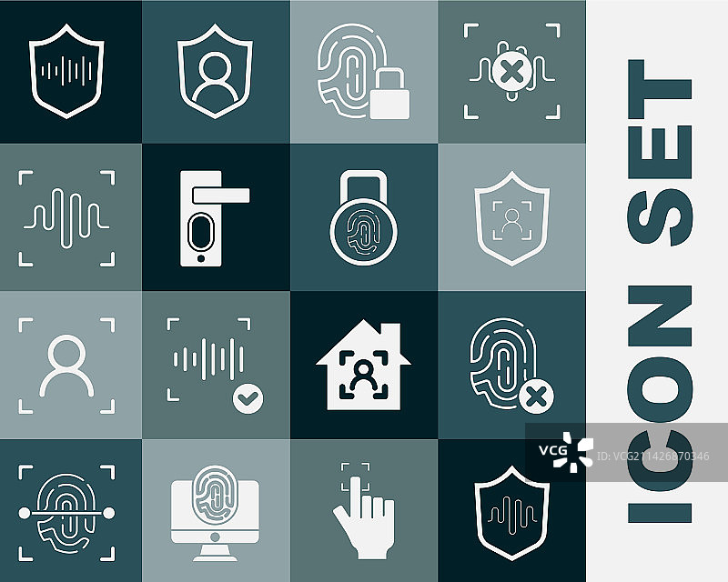 语音识别拒绝盾牌图片素材