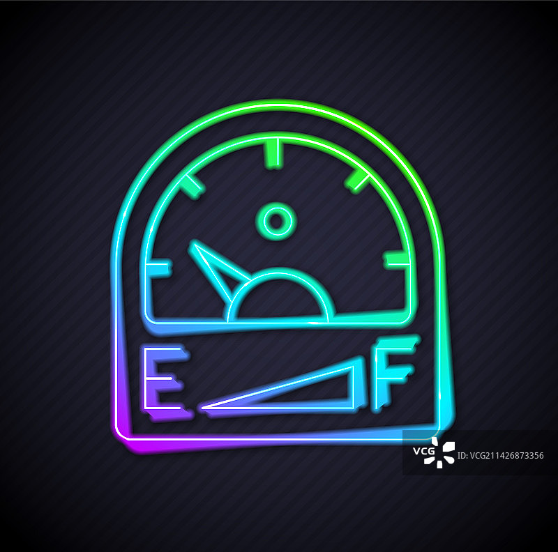 发光霓虹灯马达燃气表图标图片素材