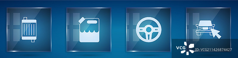 汽车散热器冷却系统罐套装图片素材