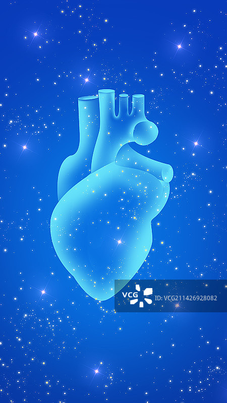 人体心脏医疗健康保健心悸心绞痛心肌梗塞透视x光图片素材