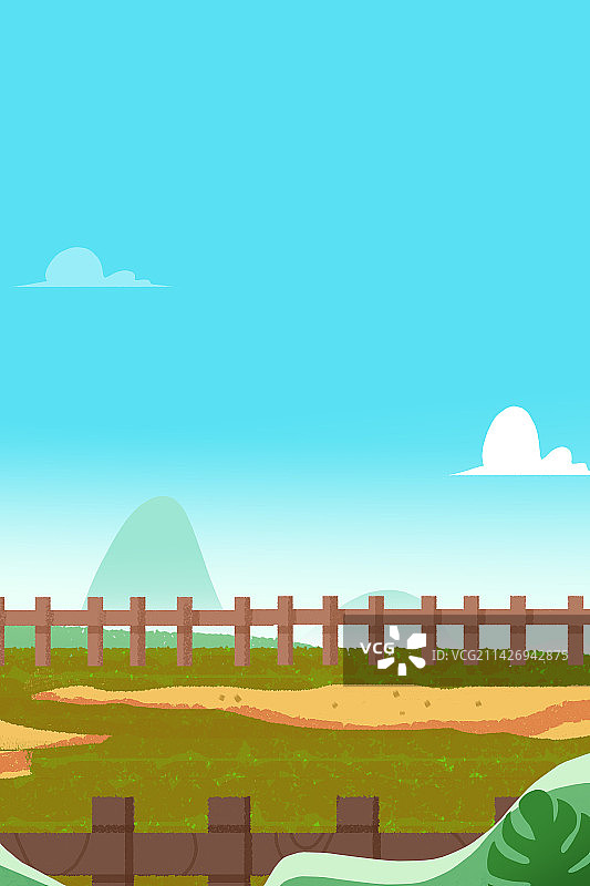 卡通手绘农业耕种插画图片素材