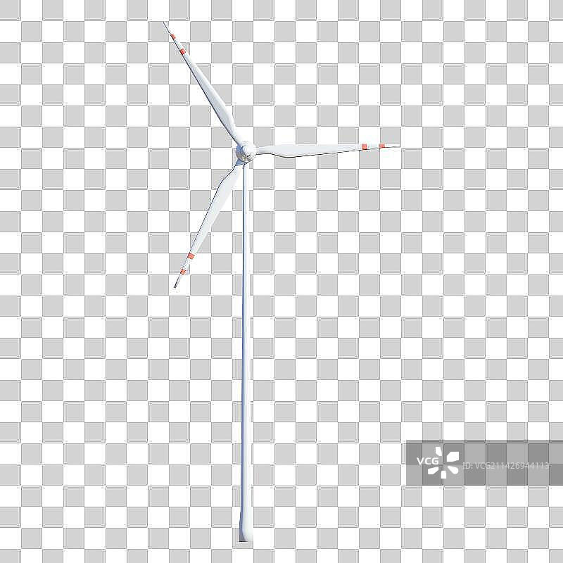 3D风力发电风轮机免抠元素图片素材