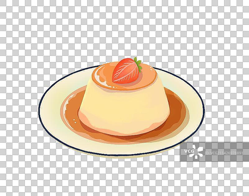 手绘蛋糕甜点图片素材