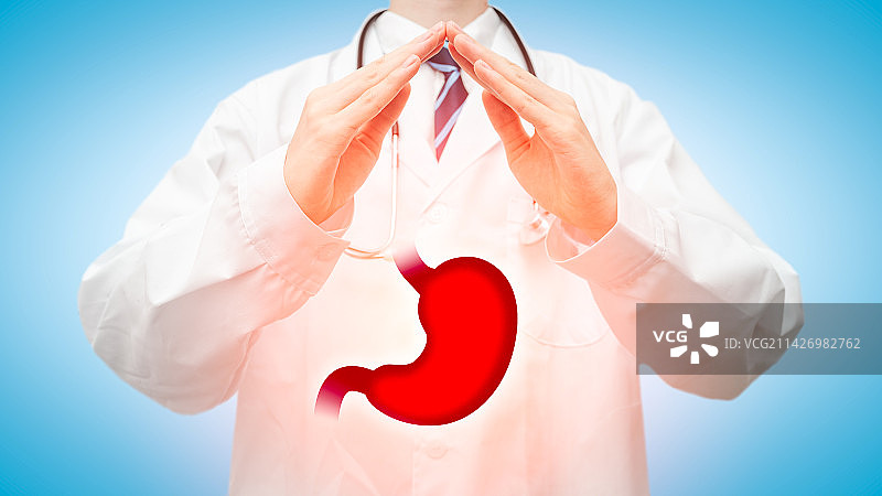 保护爱护胃概念图片素材