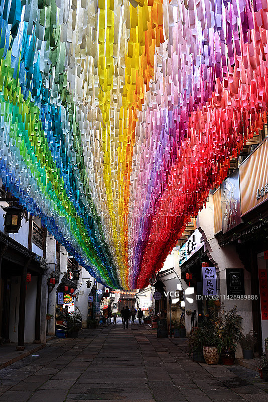 浙江海宁南关厢历史文化街区图片素材