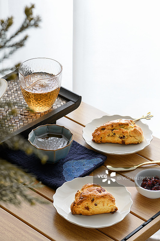 苏格兰甜品快速面包--司康图片素材