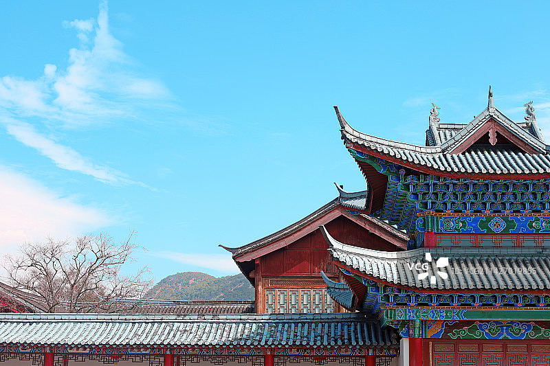 丽江木府图片素材