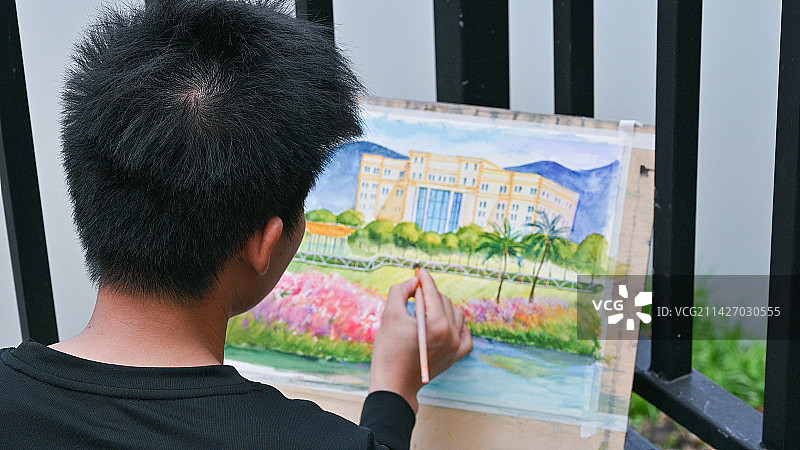 大学生校园写真特写图片素材