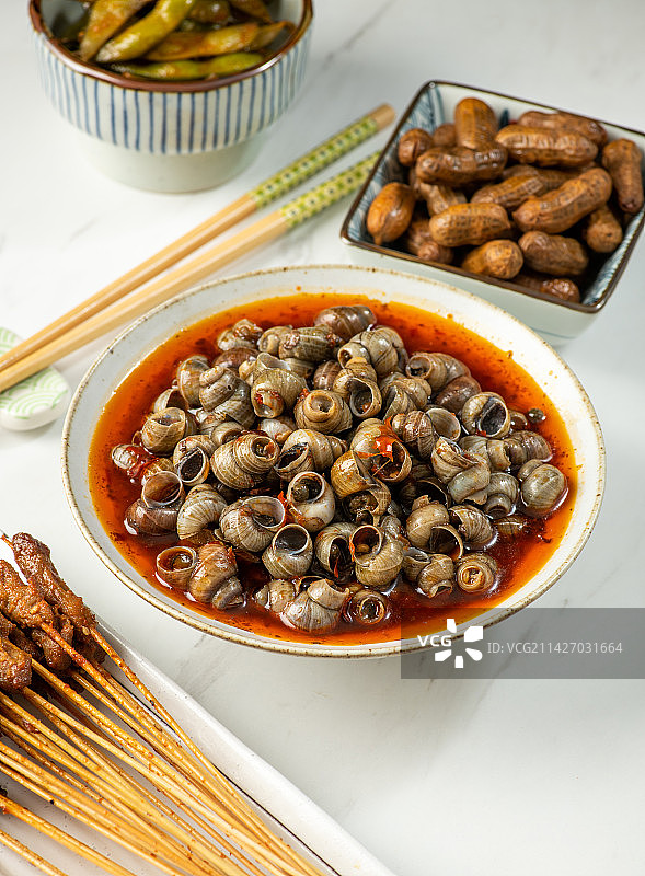 炒螺，炒螺蛳图片素材