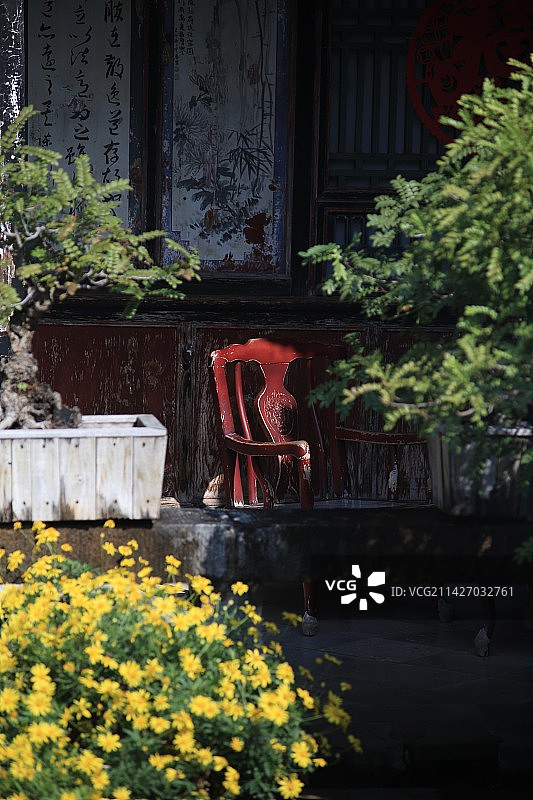建水朱家花园建筑图片素材