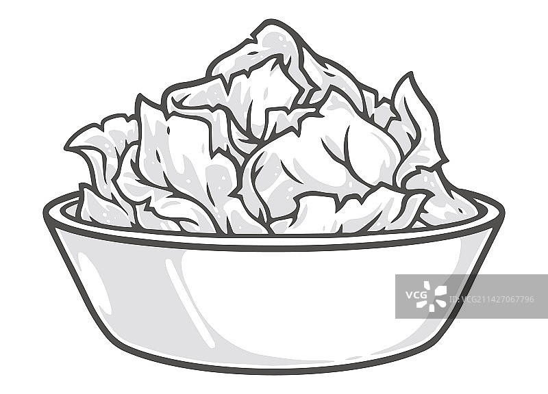 加里姜标志复古单色图片素材