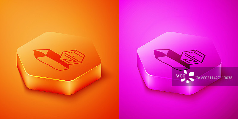 2.5D NFT数字加密艺术图标图片素材