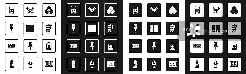 RGB和CMYK混色卷纸图片素材