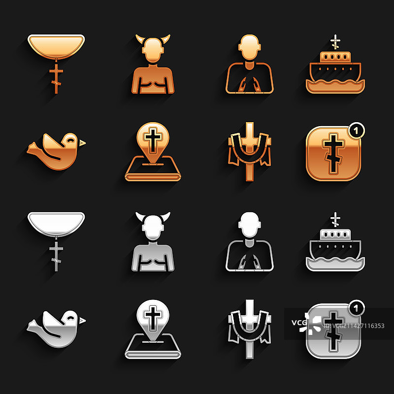 诺亚方舟在线教堂建筑定位图片素材