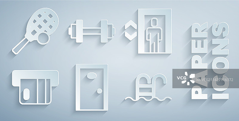 酒店门电梯信用卡游泳池图片素材