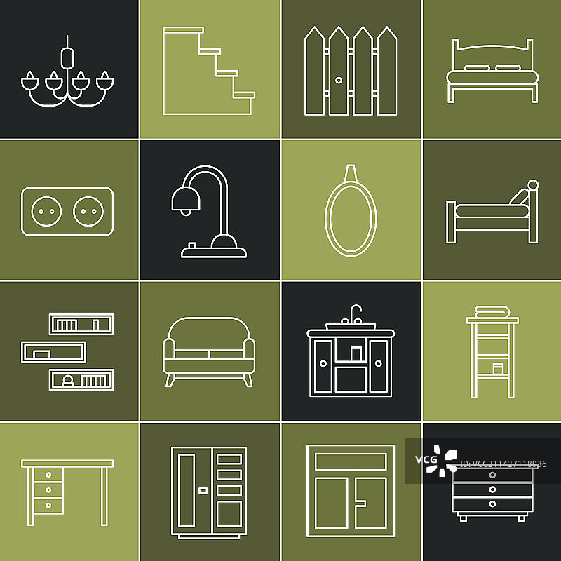 抽屉柜浴室架组合图片素材