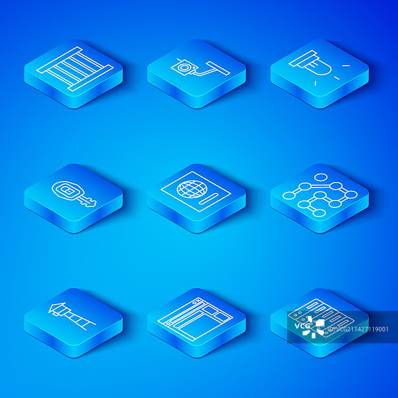 瞭望塔护照网站模板图片素材