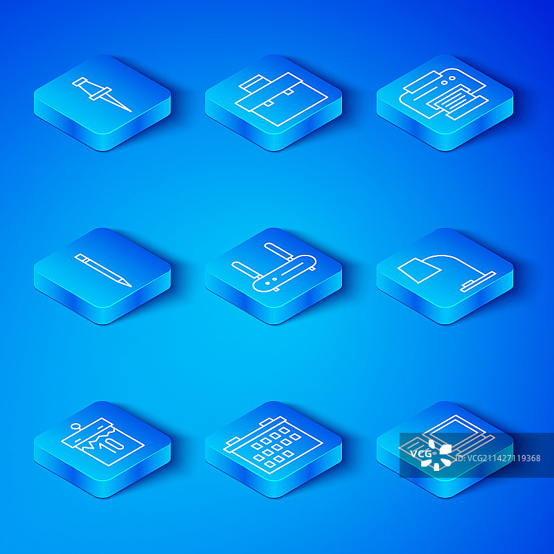 线型日历路由器Wi-Fi信号图标图片素材