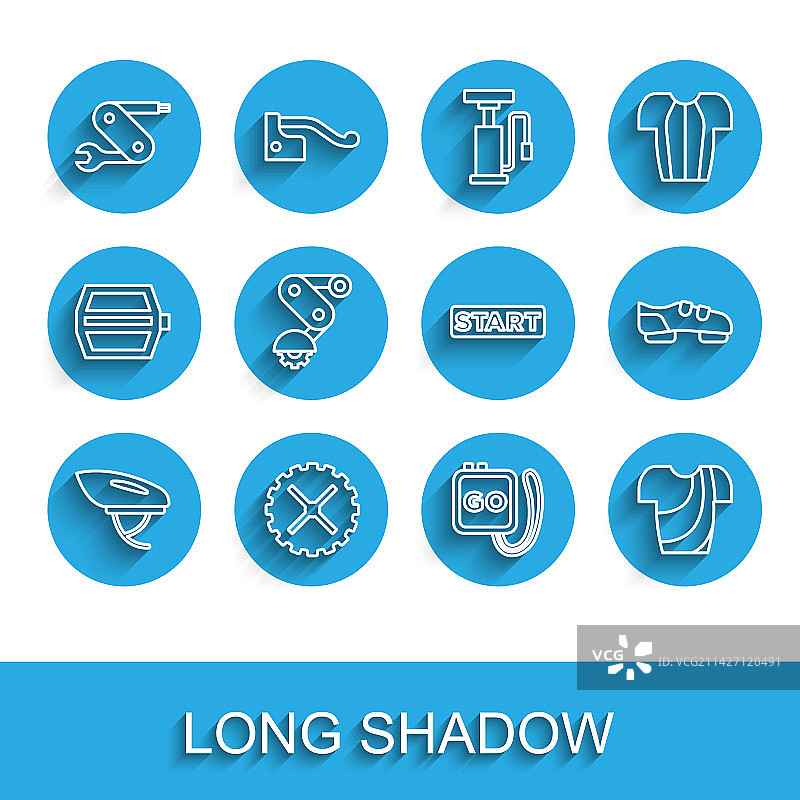 自行车头盔、链轮曲柄和瑞士军刀图片素材