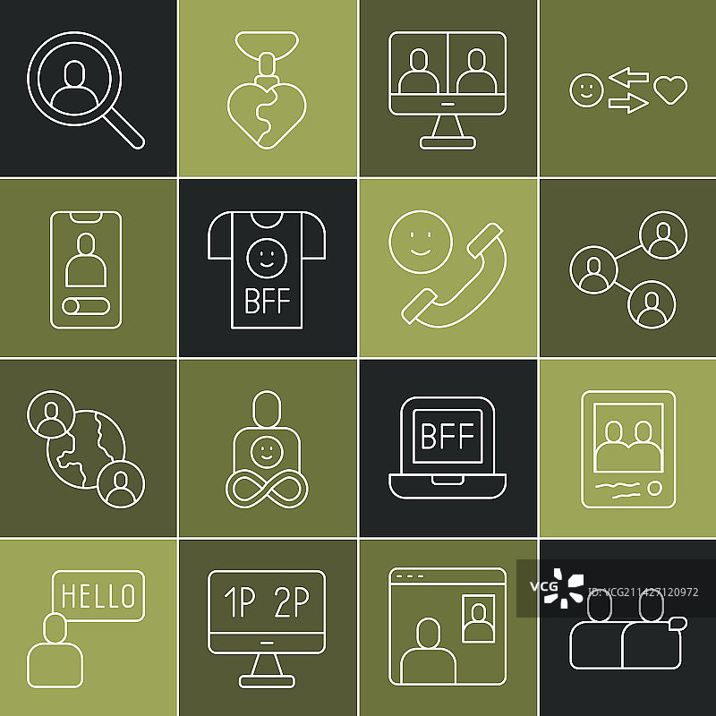 好朋友全家福照片图片素材