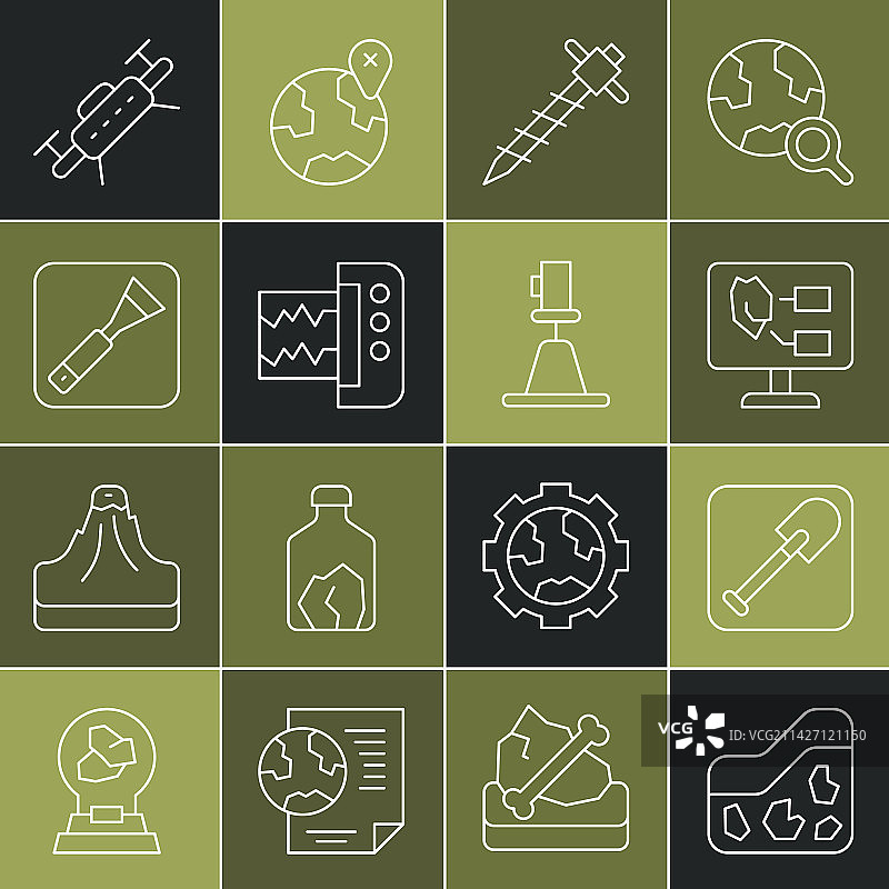 铁锹土壤分析图片素材