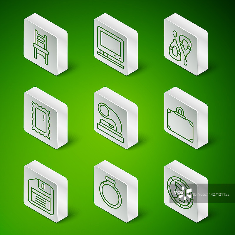 古币金戒指椅子旧物图标图片素材