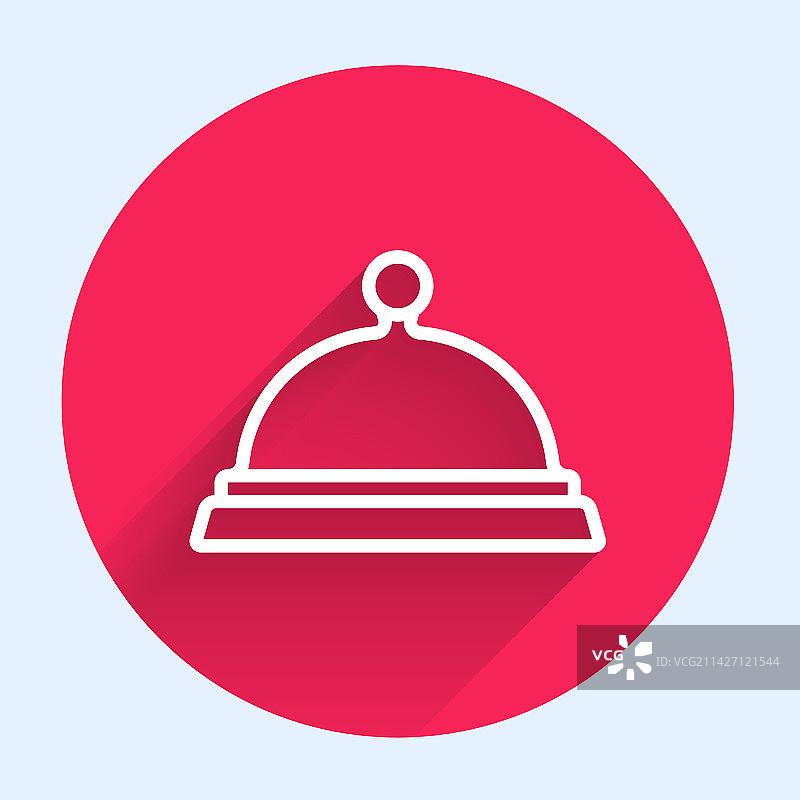 白色线条托盘食物图标图片素材