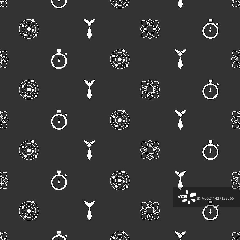 原子秒表太阳系和领带素材图片素材