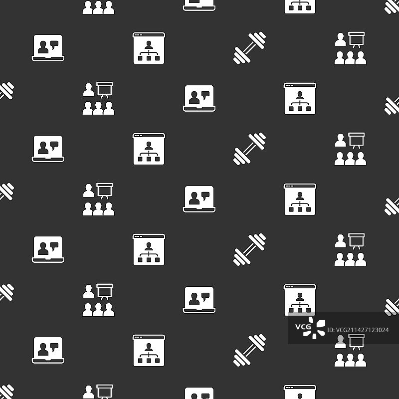 哑铃训练在线演示套装图片素材