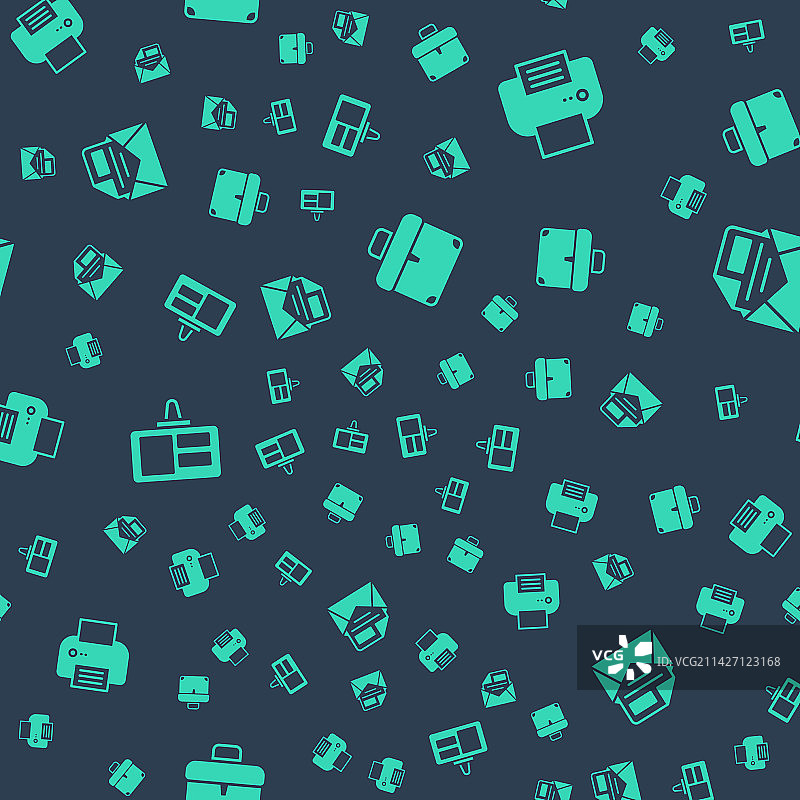 公文包、打印机、身份识别证等图片素材