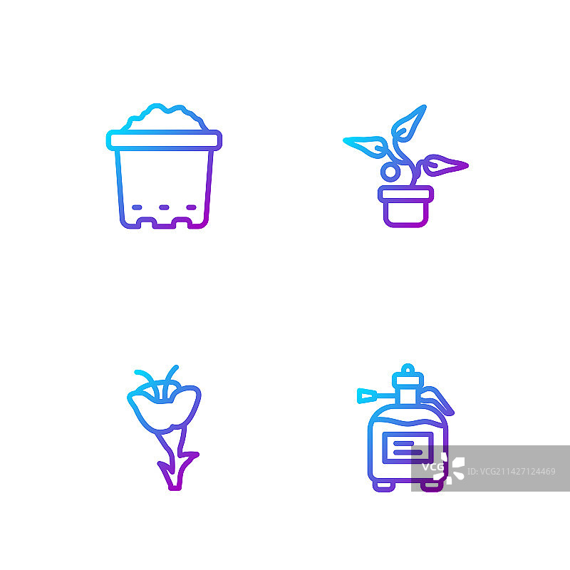 用于肥料花卉的园林喷雾器图片素材