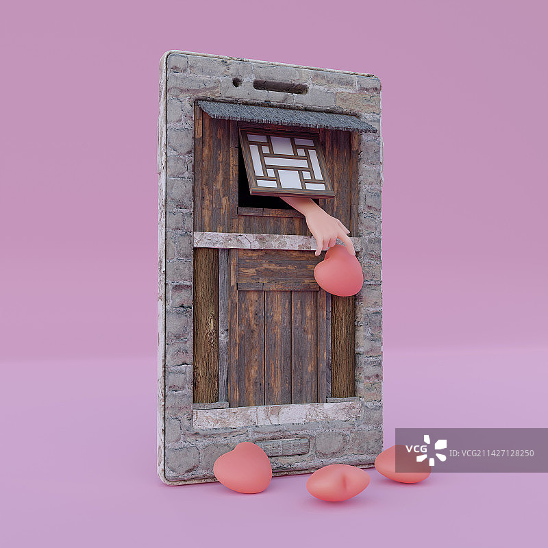 网聊诱惑图片素材