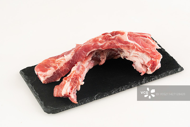 新鲜猪排骨图片素材