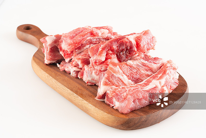 新鲜猪排骨图片素材