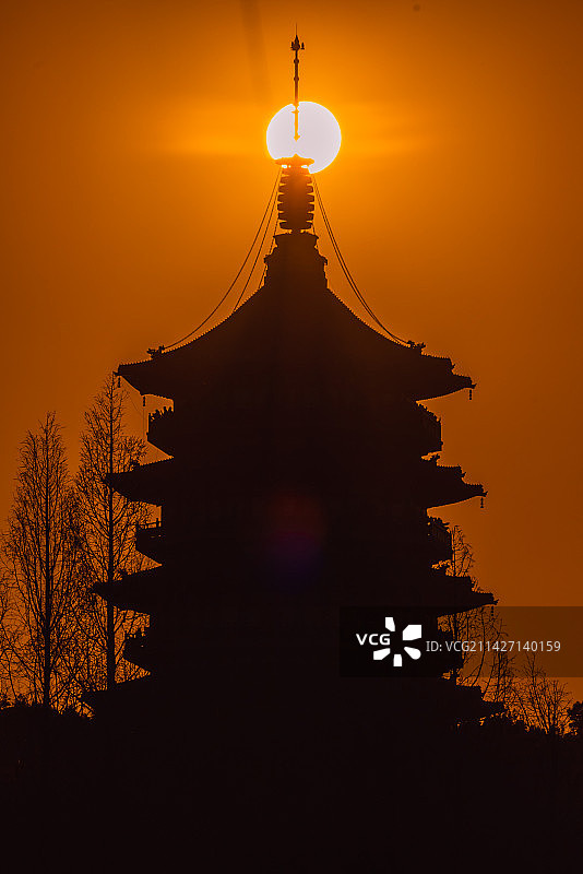 杭州雷锋夕照 - 西湖图片素材