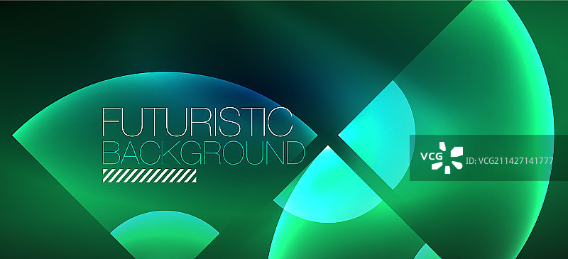 抽象的背景与霓虹灯发光图片素材