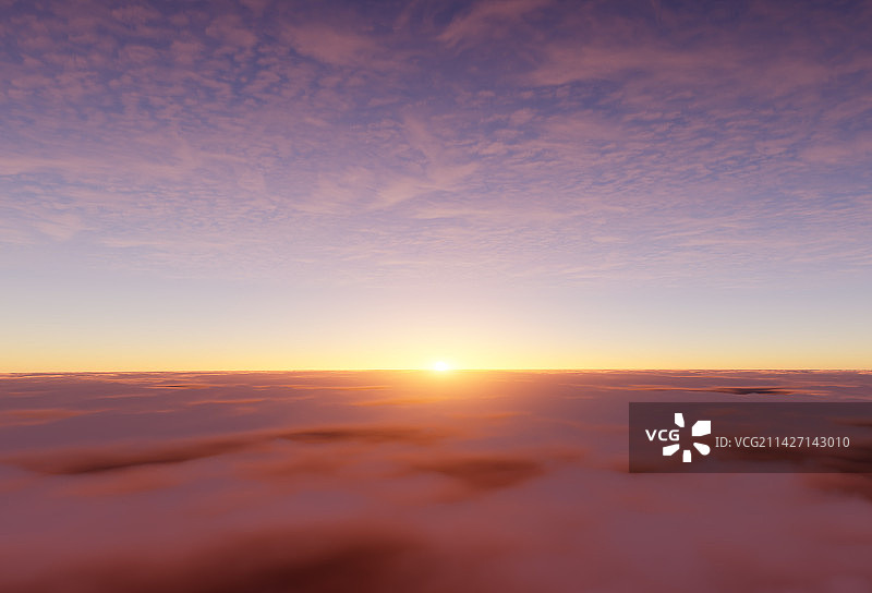 天空全景航拍视角图片素材