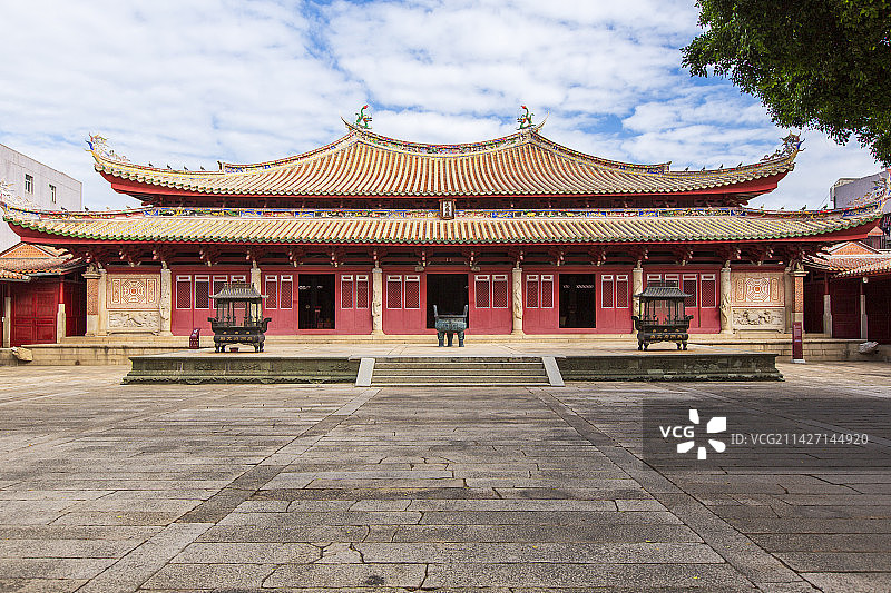 福建泉州府文庙大成殿世界文化遗产户外风光图片素材