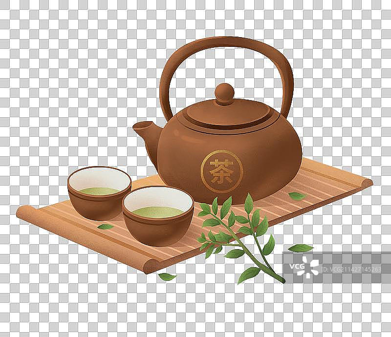 谷雨喝茶二十四节气文化习俗茶文化茶具图片素材