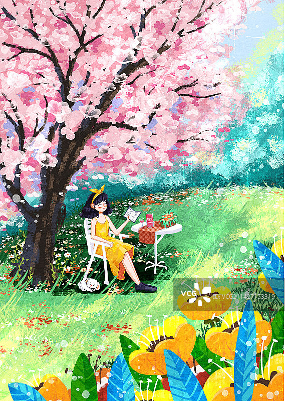 室外场景-我的悠闲时光图片素材