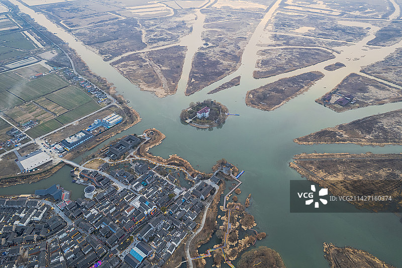 江苏省盐城九龙口国家湿地公园图片素材