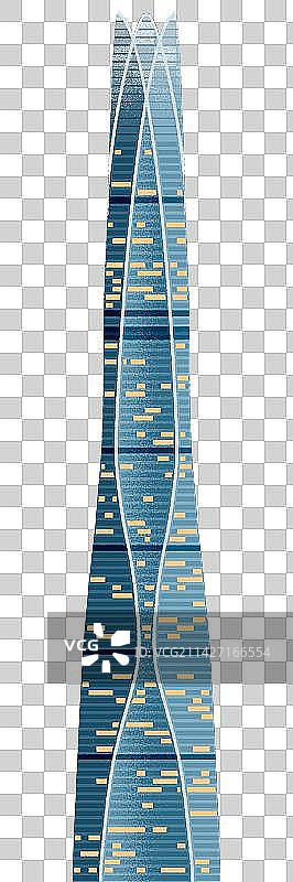天津_周大福金融中心-中国城市摩天楼系列图片素材